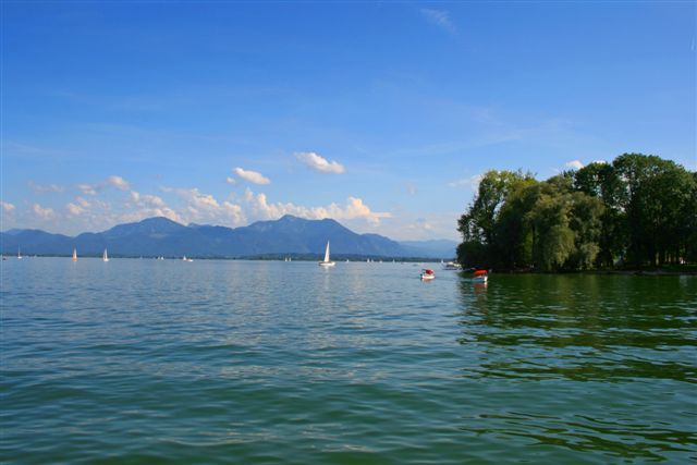 Krautinsel im Chiemsee