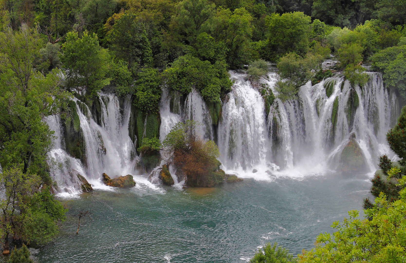 Kravica Wasserfall in Bosnien-Herzegowina