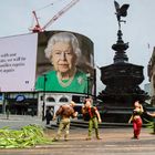 Krawall am Piccadilly Circus