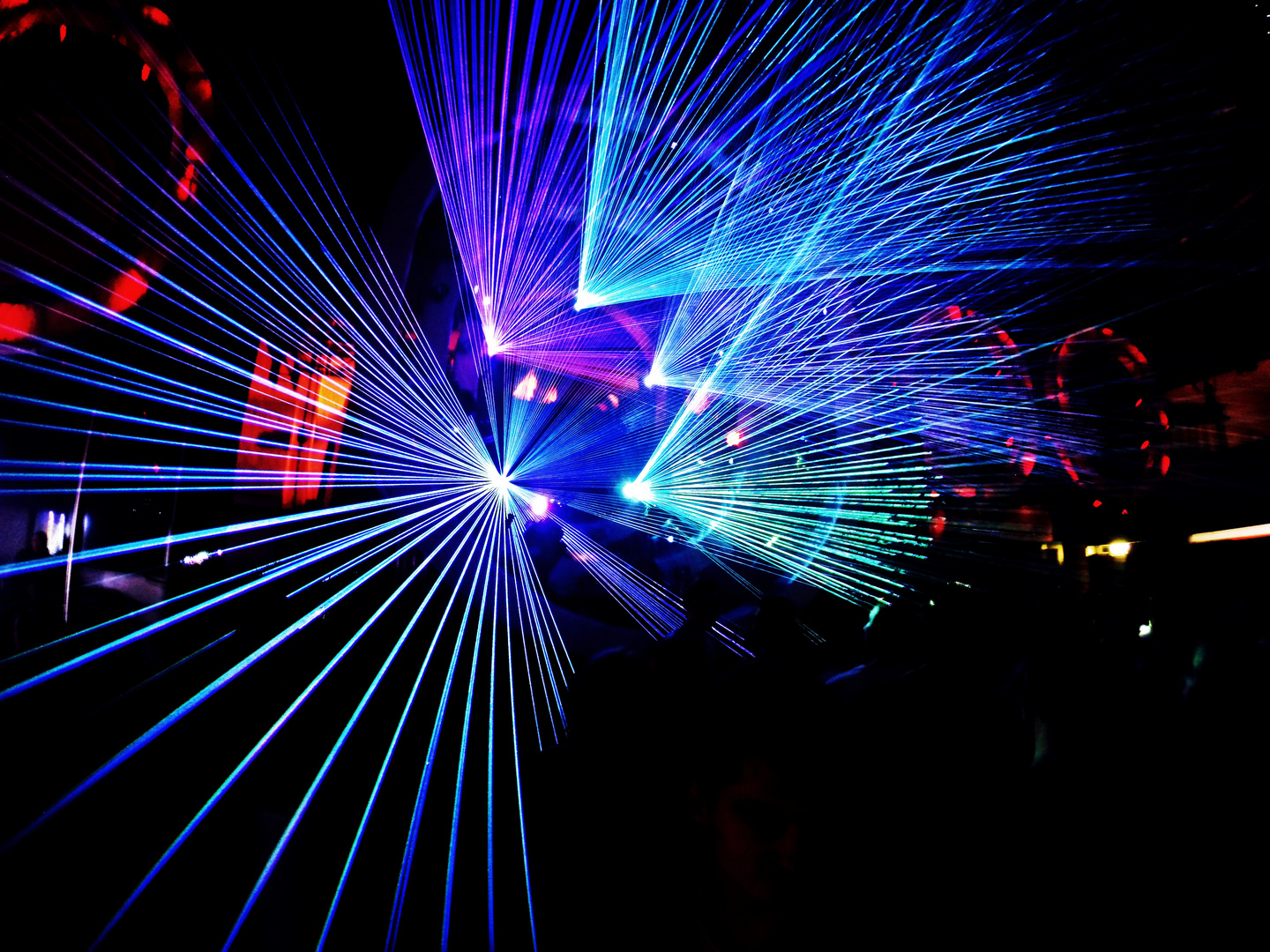 Krawall Festival 12.04.2014 Lokhaus Neustadt - Lasershow