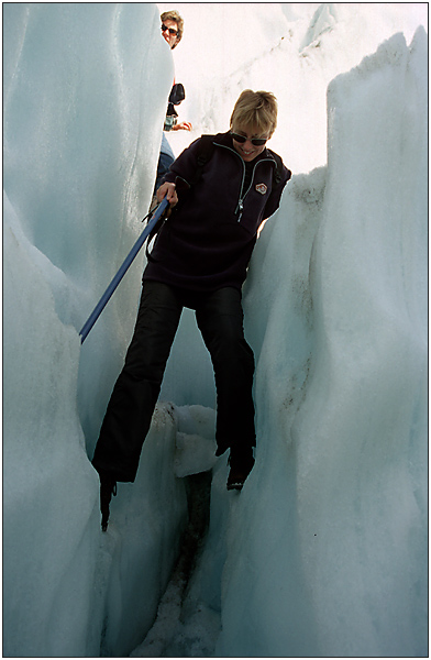 Kraxeln auf dem Gletscher (2)