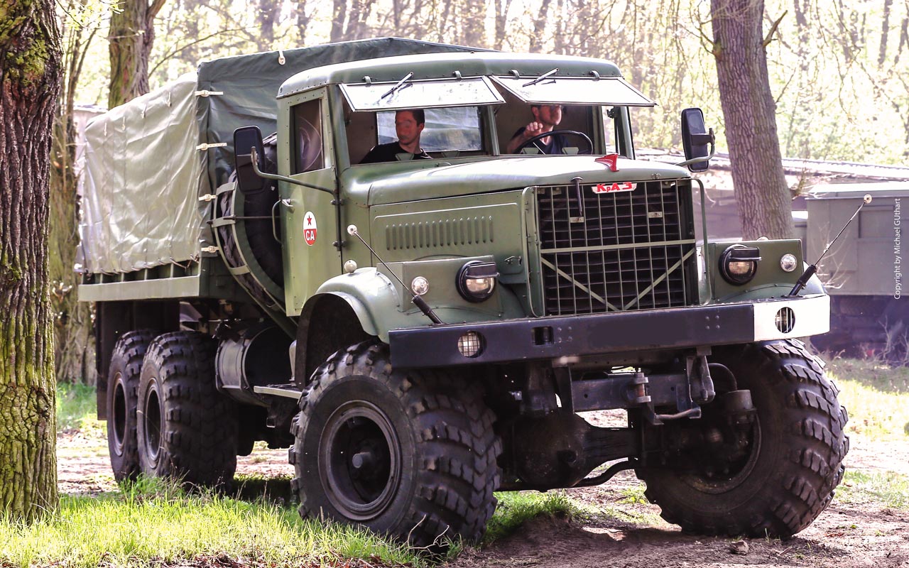 KRAZ der sowjetischen Armee in der DDR