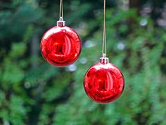 Kreativprojekt 188: "Glas" - Christbaumkugeln