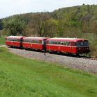 Krebsbachtalbahn mit RAB ex "Ulmer Spatz" bei Neckarbischofsheim Nord 22.4.2019