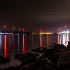 Kreekrakschleuse bei Nacht