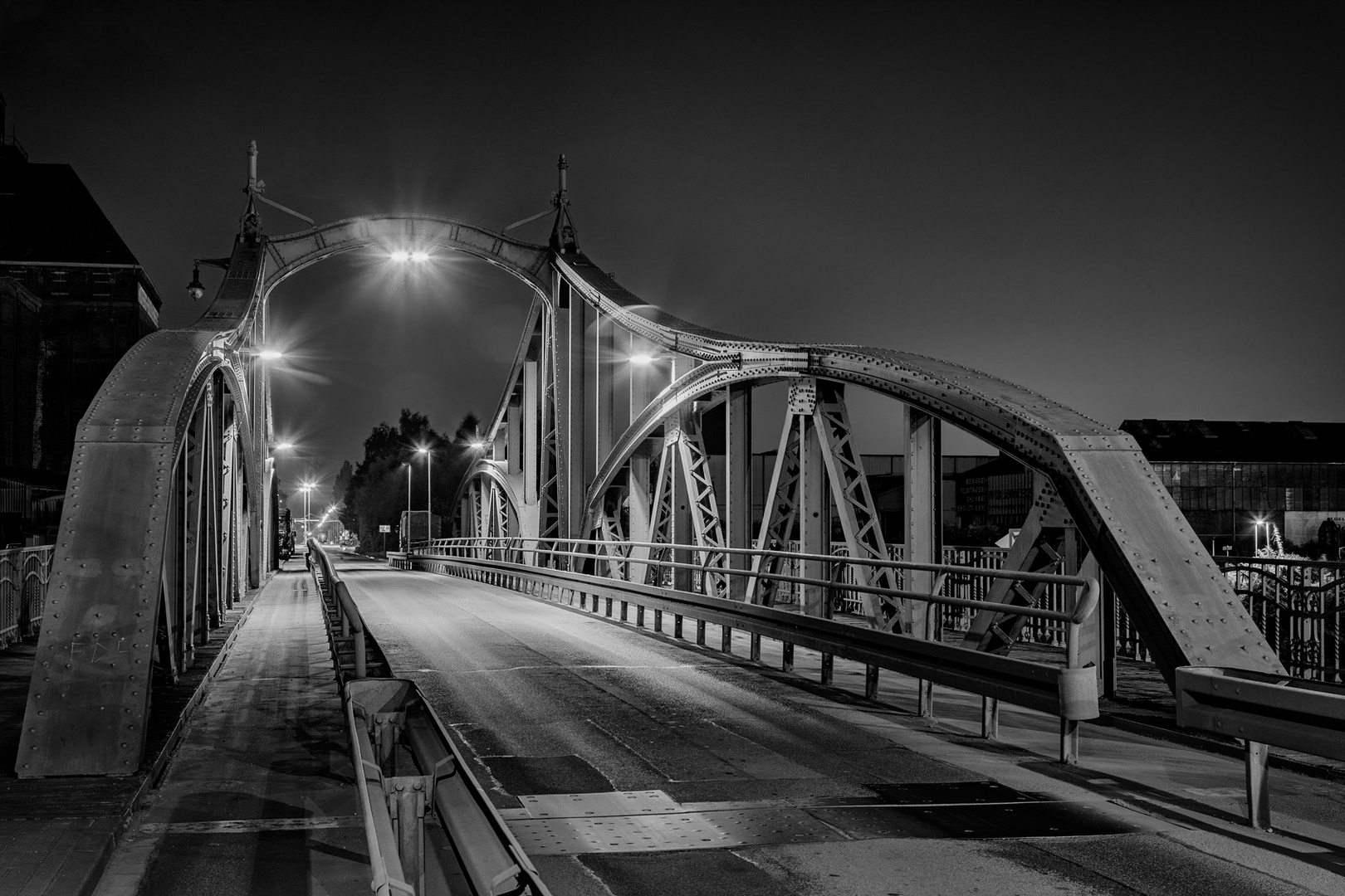 Krefeld-Linn Drehbrücke sw