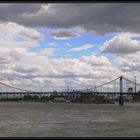 Krefeld-Uerdingen - Rheinbrücke am Hafen