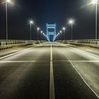 Krefeld-Uerdinger Brücke at Night