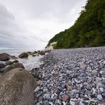 Kreidefelden und Kiesstrand