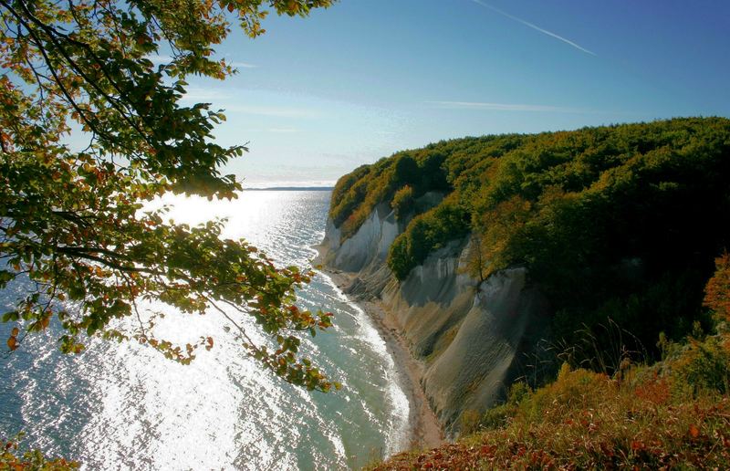 Kreidefelsen auf Rügen.