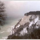 Kreidefelsen auf Rügen im Dezember