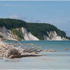 Kreidefelsen auf Rügen im Sommer