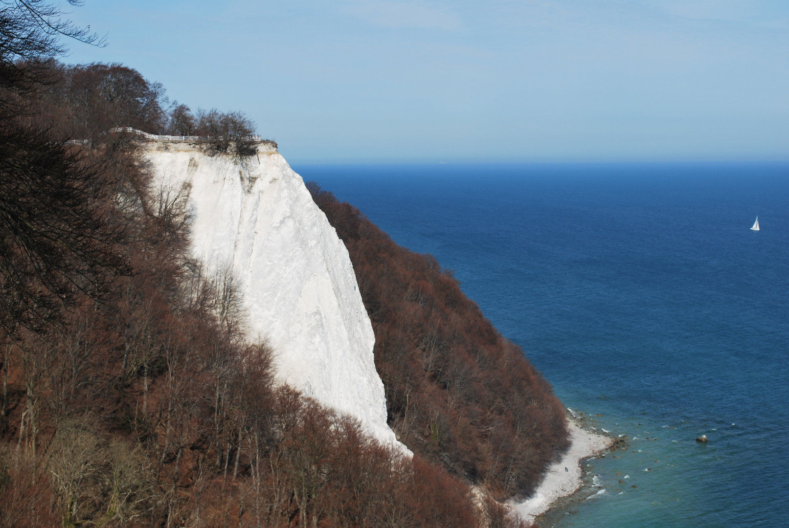 Kreidefelsen auf Rügen zu Ostern