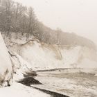 Kreidefelsen im Jasmund NP, Rügen.