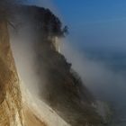 Kreidefelsen im Nebel