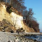 Kreidefelsen im Winter