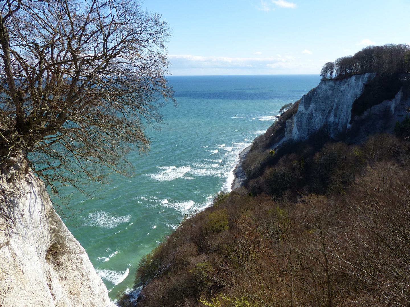 Kreidefelsen in Rügen - Blick auf die Viktoriasicht