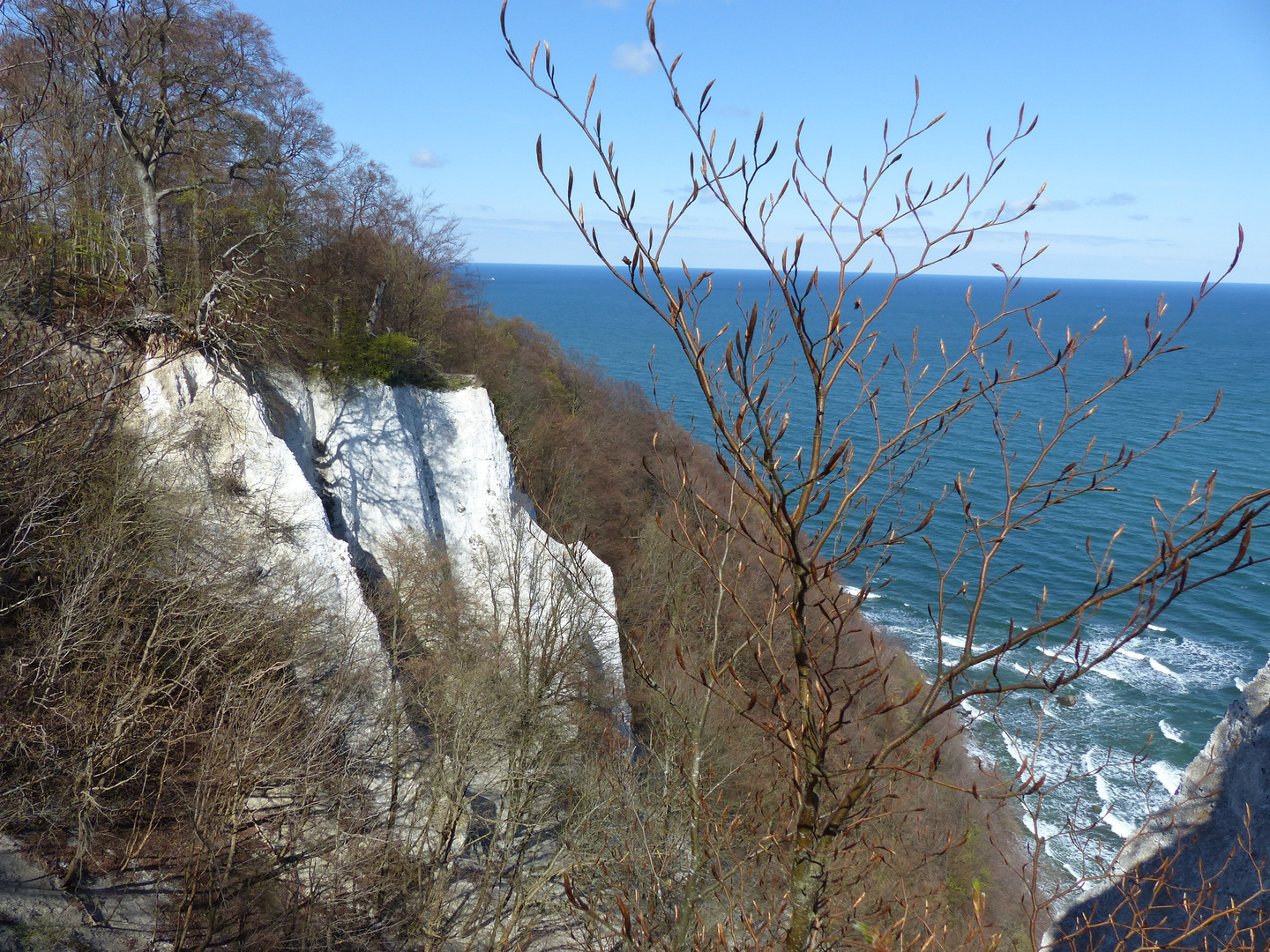 Kreidefelsen in Rügen -  Feuerregenfelsen