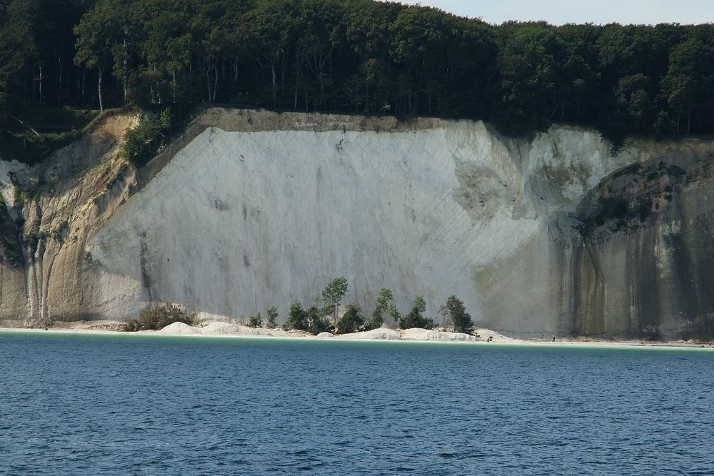 Kreidefelsen Küste auf Rügen August 2011