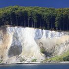 Kreidefelsen kurz vor dem Unwetter