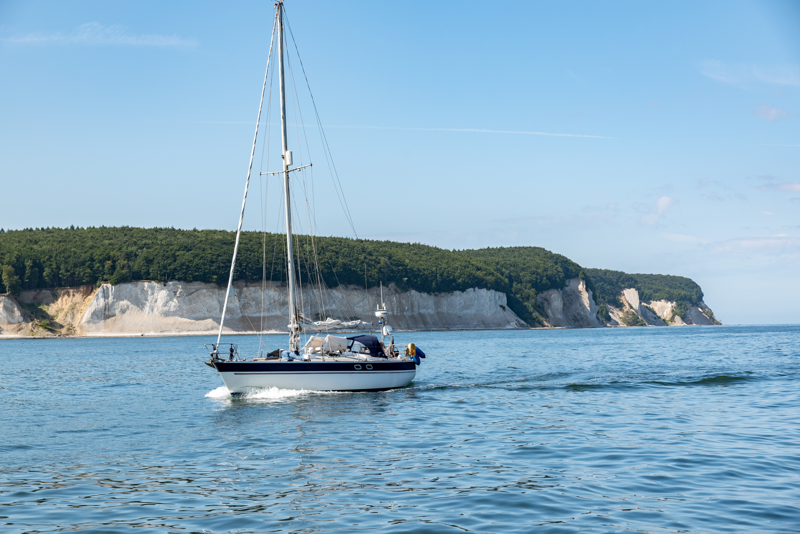 Kreidefelsen nördlich Sassnitz auf der Insel Rügen