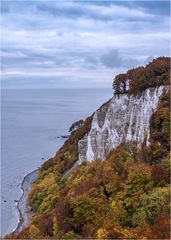 Kreidefelsen Rügen im Herbst