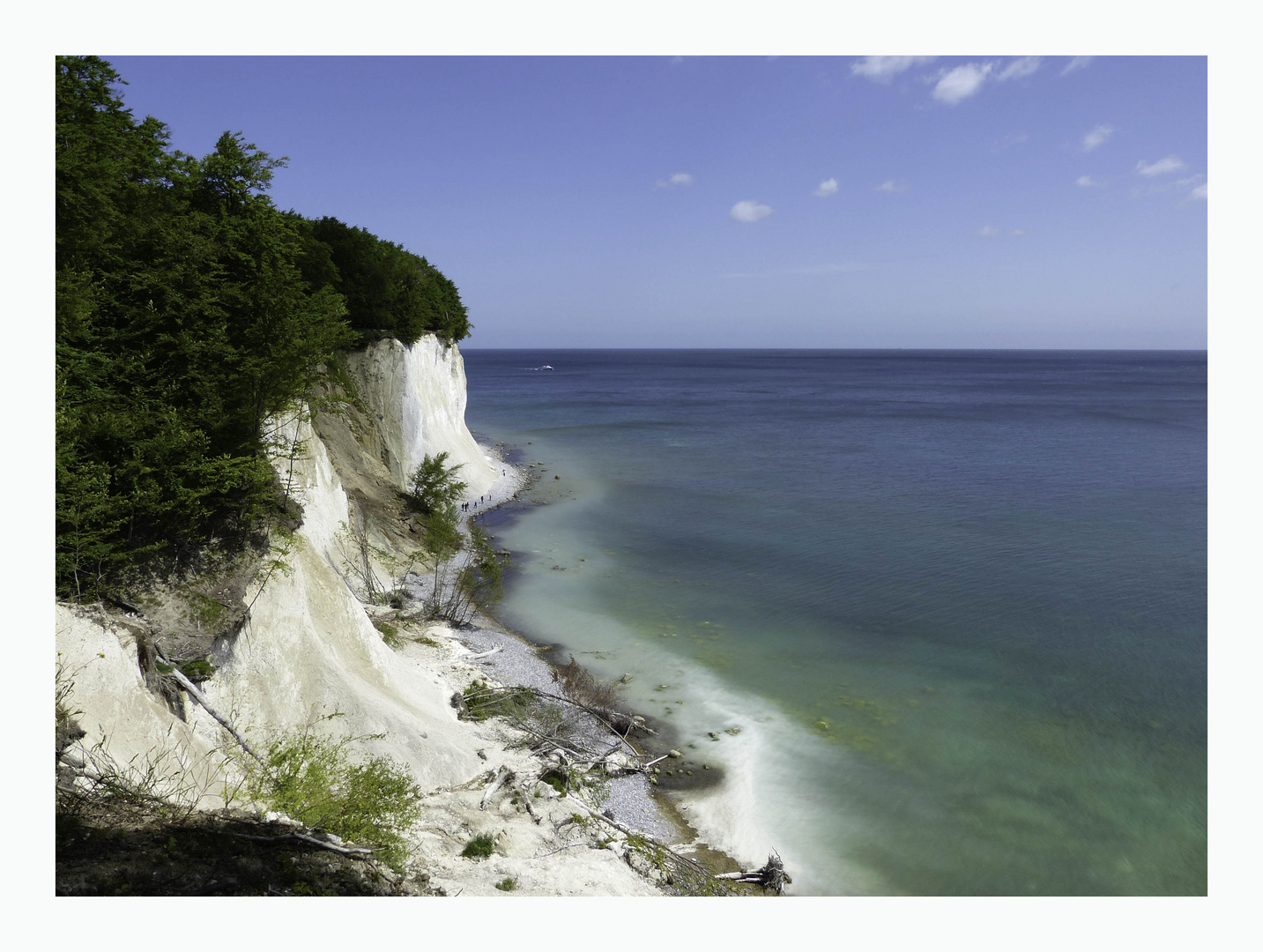 Kreidefelsen und Meer