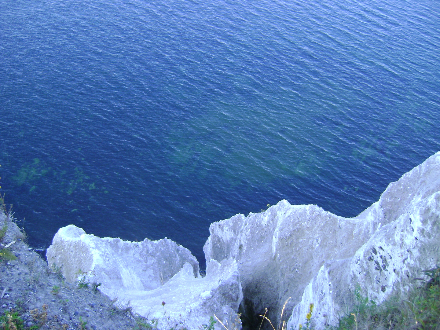 Kreideklippen am Meer