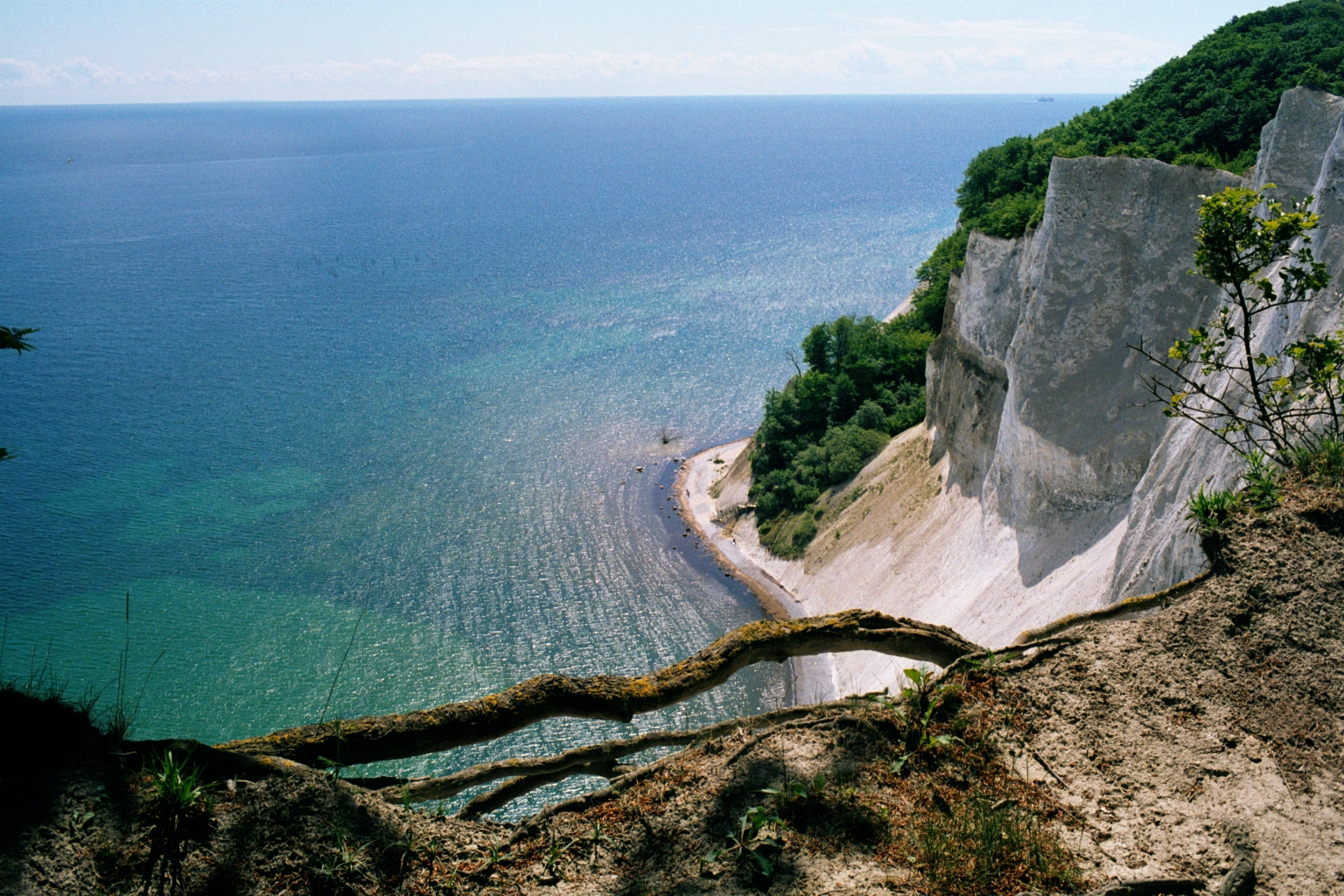 Kreideklippen Møn - Dänemark-Urlaub 2001