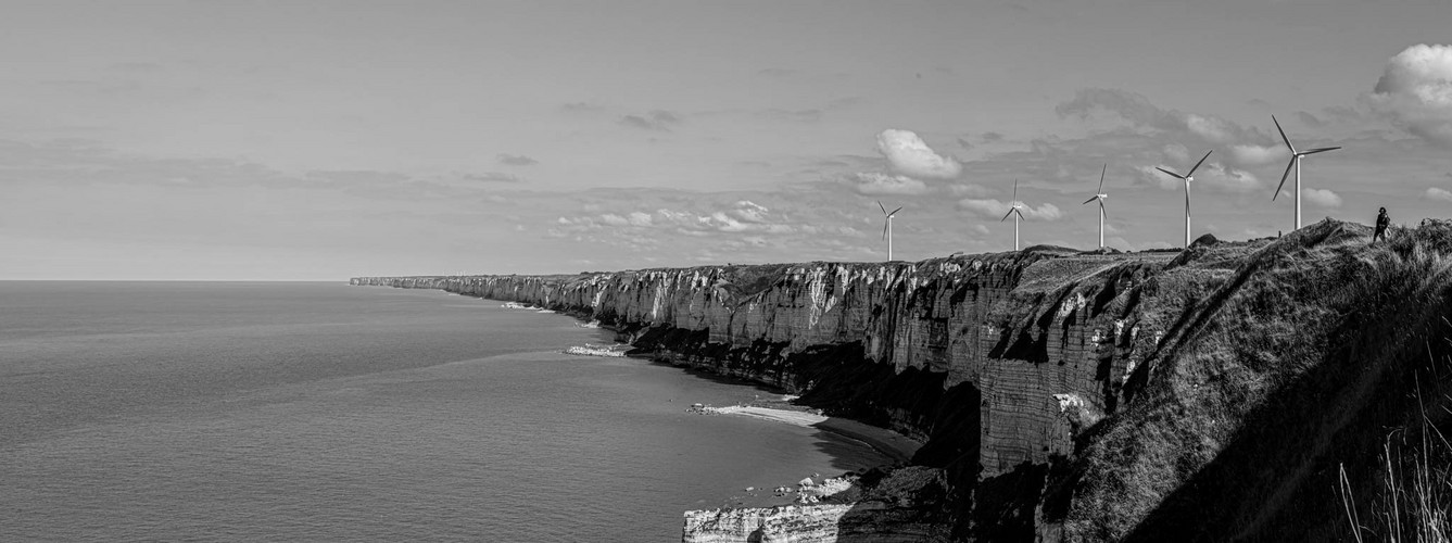 Kreideküste der Normandie