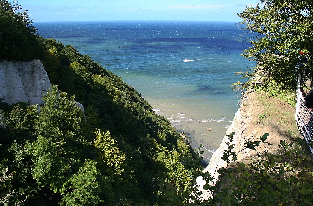 Kreideschlucht am Königsstuhl auf Ruegen