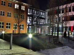 Kreisverwaltung in Lauterbach bei NACHT