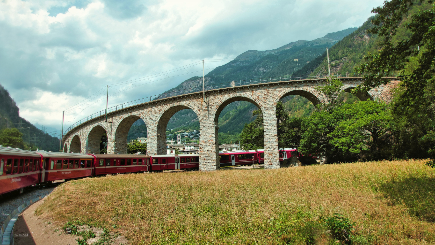 Kreisviadukt bei Brusio 