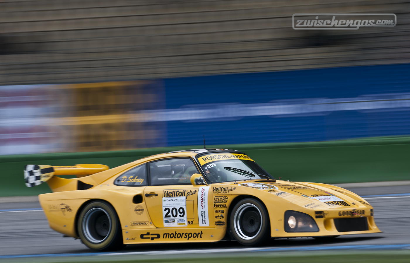 Kremer Porsche 935 K3 am Hockenheim Historic 2013 | Südkurve