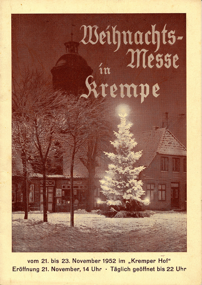 Krempe Kreis Steinburg 1952