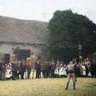 Krempe Markt Fahnenschwenker 1899