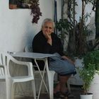 Kreta (2012), leerer Stuhl eines Rauchers