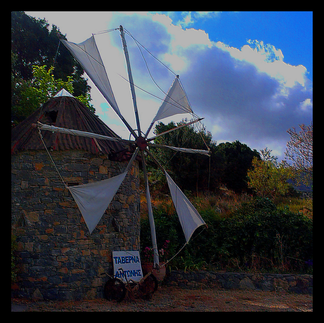 Kreta - alte Windmühle