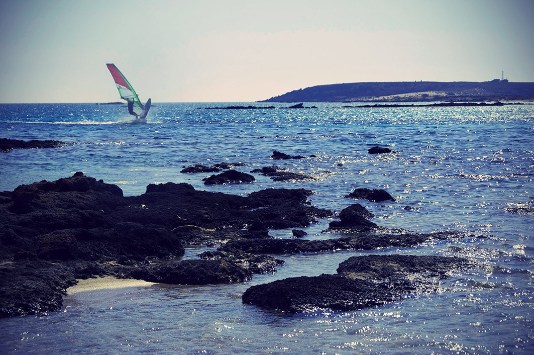 Kreta - Elafonisi Beach - Surfer