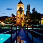 Kreta - Ferienanlage bei Nacht