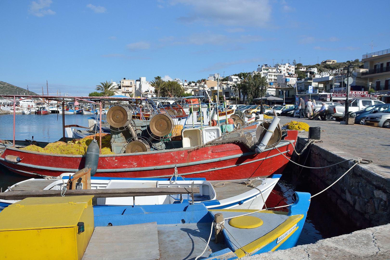 kreta - hafen von elounda