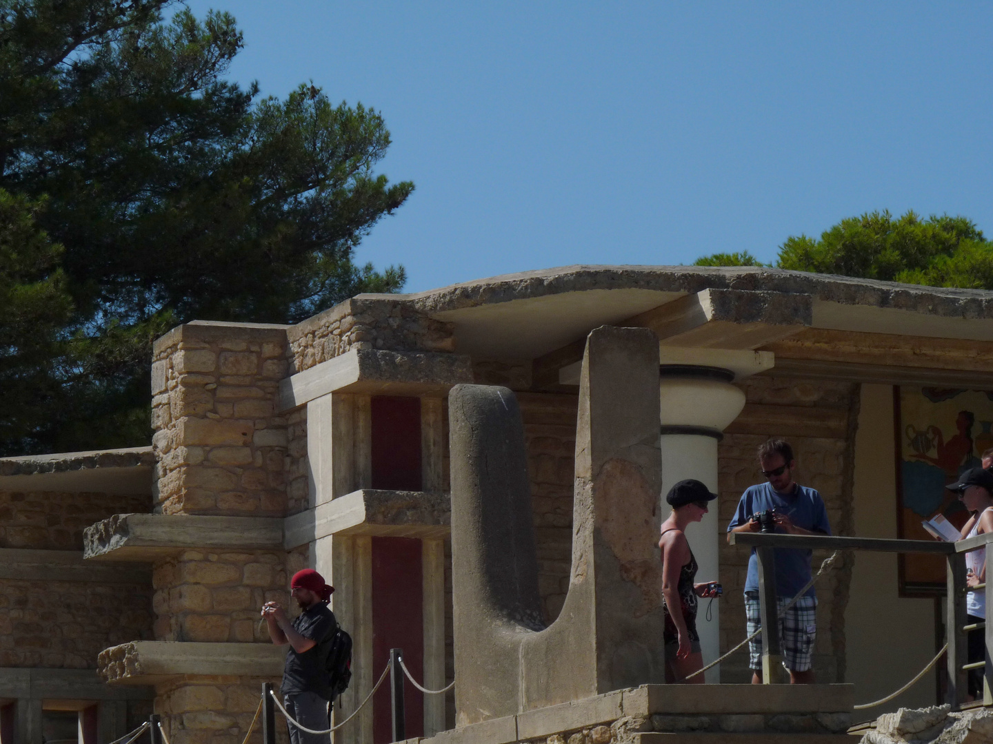 Kreta Knossos ,,Die Heiligen Hörner"