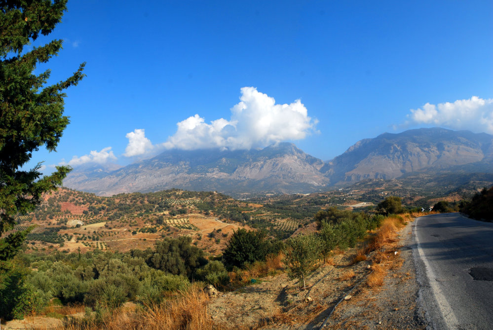 Kreta Zaros Richtung Rouvas- Schlucht