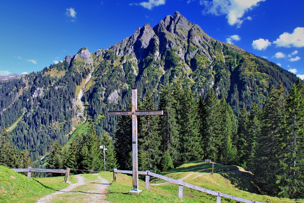 Kreuz an der Ronggalpe