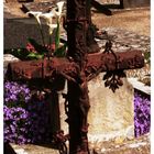 Kreuz auf dem nahe gelegenen Friedhof in Langrune sur Mer