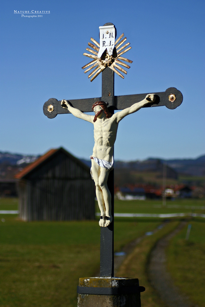 "Kreuz bei Burgberg Serien-Ende"