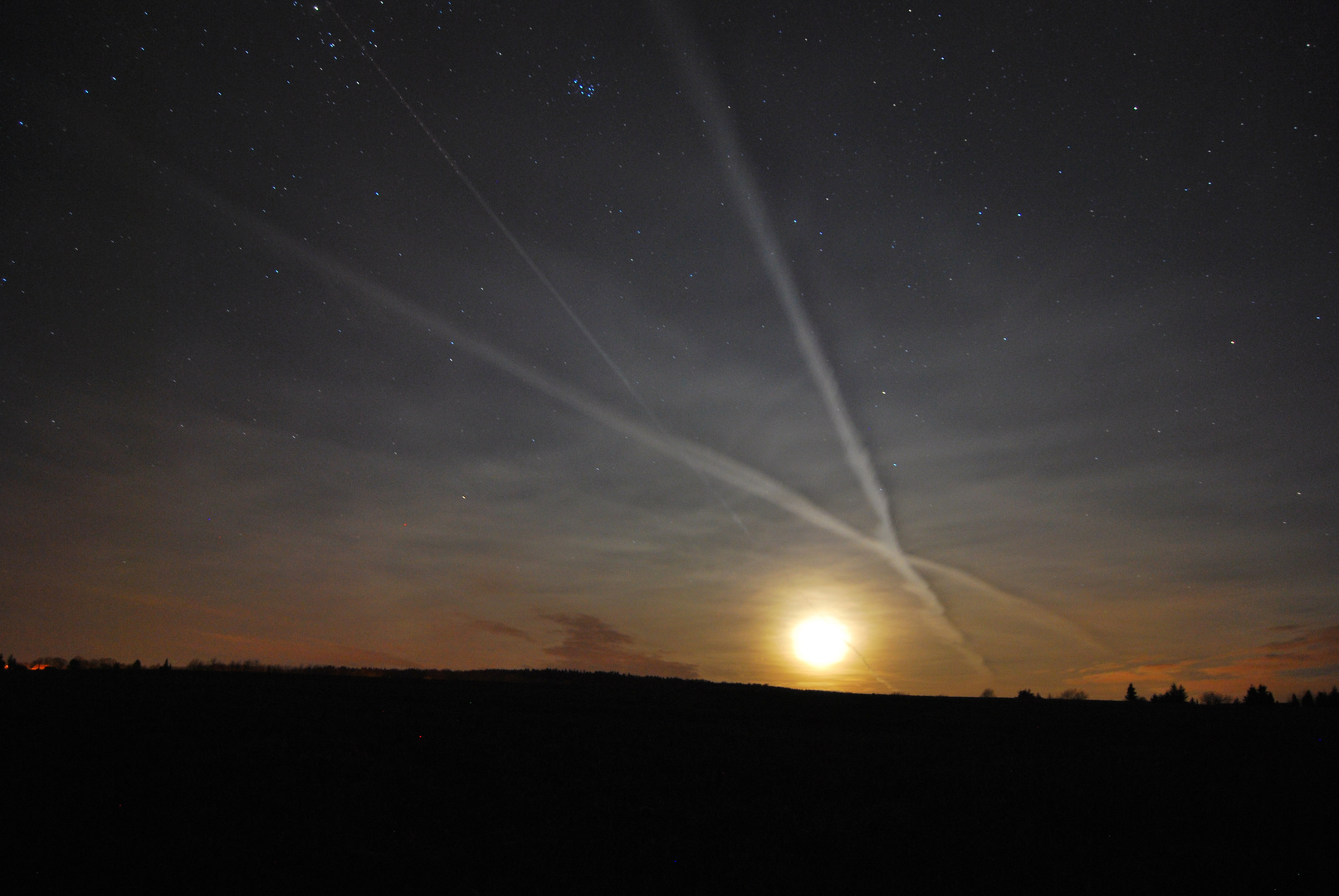 Kreuz die Nacht an