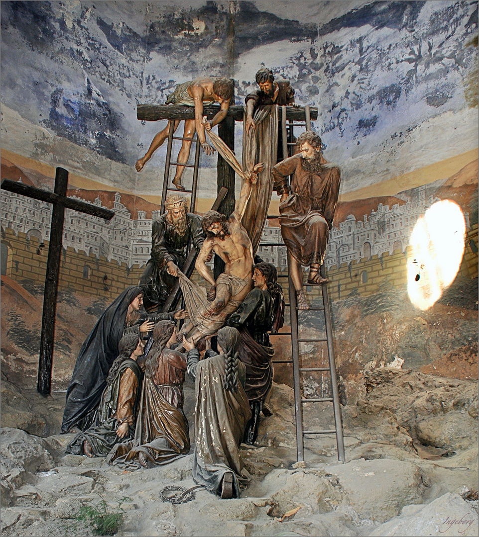 Kreuzabnahme auf dem Sanktuarium „Bom Jesus do Monte"