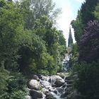 Kreuzberg - Viktoriapark - Wasserfall unter dem Denkmal