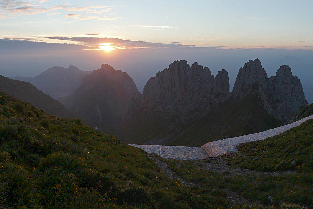 Kreuzberge im ersten Licht